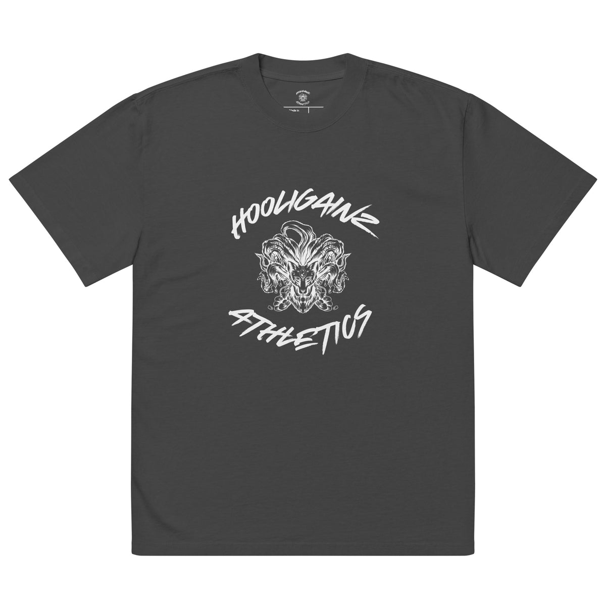 Tシャツ・カットソー WOOALONG OG logo over fit Tshirts WHITE WL242JST02UWHT Oversized Faded T-Shirt - ALBOS – VOLTUR