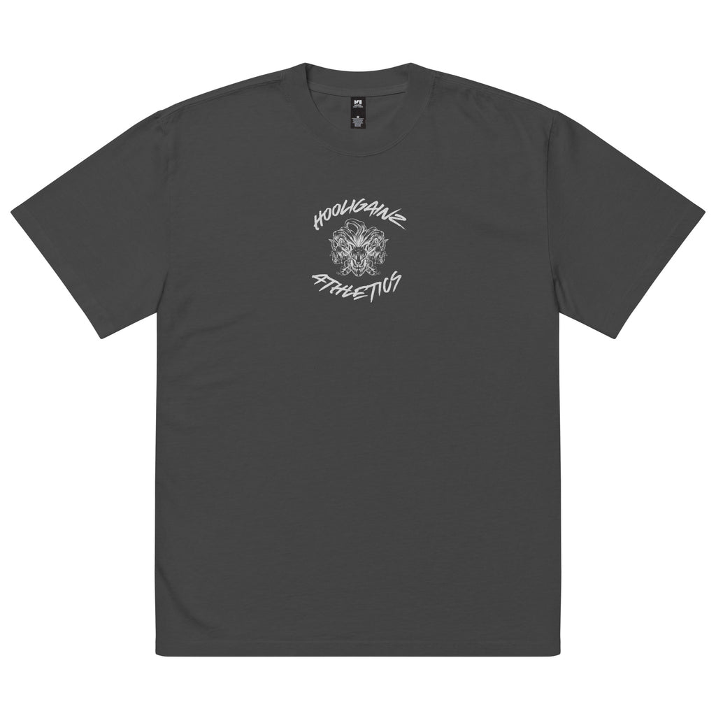 ★LECYTO★ Destroyed Oversized Logo TShirtBlack Logo Embroidery and Multi-print Loose Fit T-shirt – EVISU